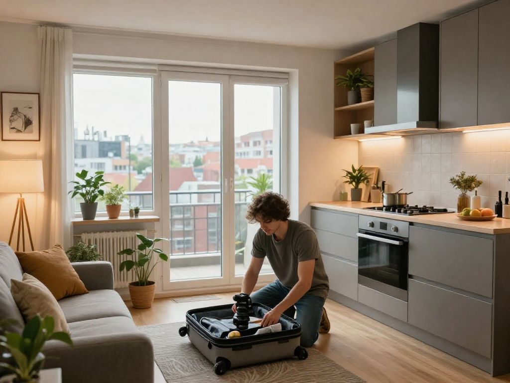 Gemütliches Monteurzimmer Hannover mit moderner Einrichtung und persönlichem Komfort.